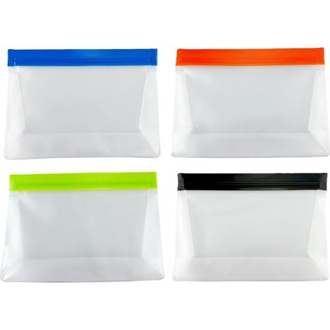 Set of 8 Reusable PEVA Storage Bags 39.5 x 11 + 2 cm (1/5)