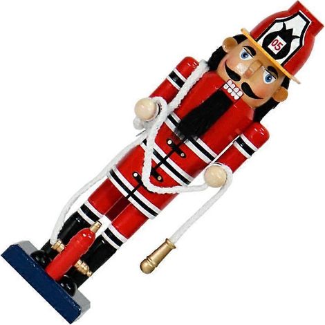 Statue de Noël en bois pour bureau, décoration pratique pour table ou bureau (1/4)