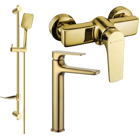 Mexen Lynx DF62 conjunto de ducha, dorado - 745914DF62-50