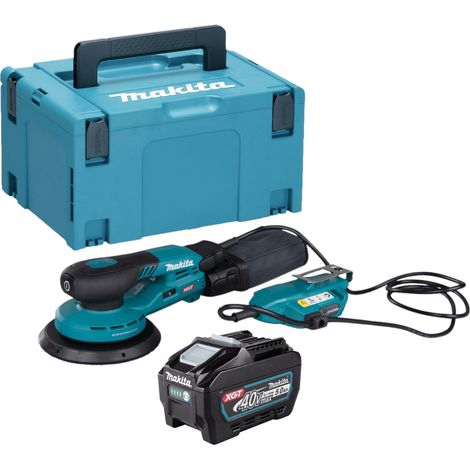 Makita BO 002 CGT101 Lijadora rotorbital sin cable 40 V máx. 150 mm 5,0 mm carrera Sin escobillas + 1x batería recargable 5,0 Ah + Makpac - sin cargador (1/5)
