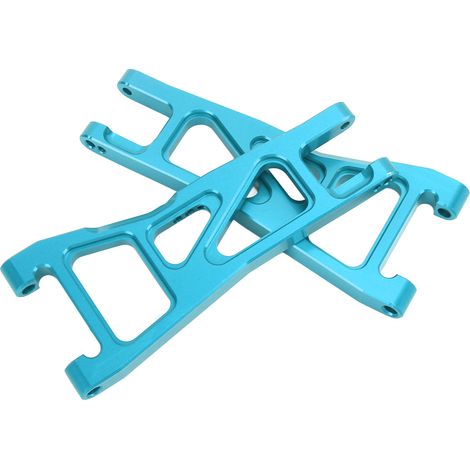 Kit de remplacement de bras de suspension inférieur avant pour voiture télécommandée 1/10 (bleu) (1/5)