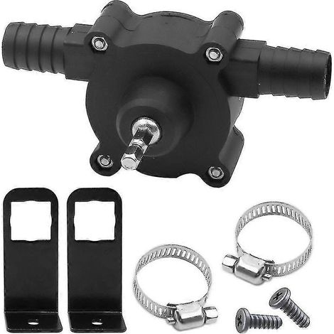 Mini pompe de forage électrique, pompe de transfert manuelle auto-amorçante diesel/eau, pompage d'eau rapide (1 unité) (1/4)