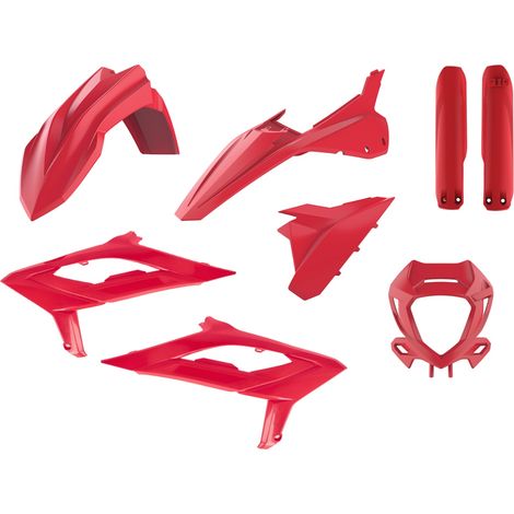 Kit di plastiche Polisport Beta RR 23 24 Rosso Resistente