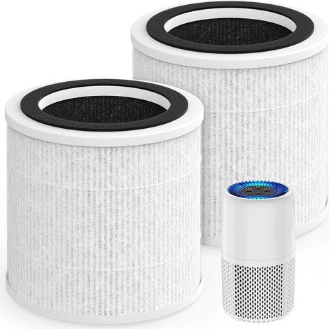 (1 pièce) Filtre de rechange AP103-A compatible avec le purificateur d'air AromaRoom AP103-A et AP103, filtre à charbon actif (1/4)