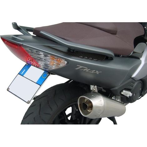 2 ADESIVI RESINA 3D PROTEZIONE MANIGLIE PASSEGGERO TMAX YAMAHA T MAX 500 2008-16 Carbon (1/2)