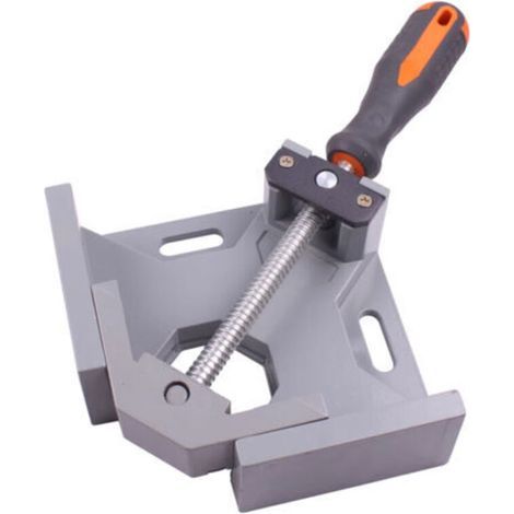 90-degree woodworking clamp with adjustable aluminum alloy swivel jaw, for welding and woodworking DIY projects. (1/4)