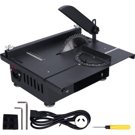 Scie circulaire mini de précision 1200W, multifonction pour loisirs créatifs, établi de bricolage, kit de ponçage et découpe bois, prise UE 220V. (1/5)