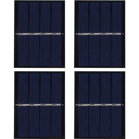 Stück 0,65 W 2 V DIY-Solarpanel-Modulsystem zum Laden von Spielzeuglampenbatterien 60 x 80 mm (1/5)