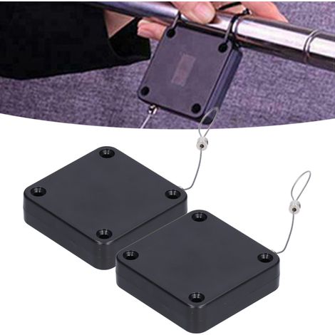 [Türschließer] + [Generisch] + [Sensormodell] + [2 Stück, Multifunktional, Bohren nicht erforderlich] Automatischer Türschließer mit Sensor, 800 g Zugkraftbeständigkeit, 2 Stück, ABS und Edelstahl, mu (1/5)