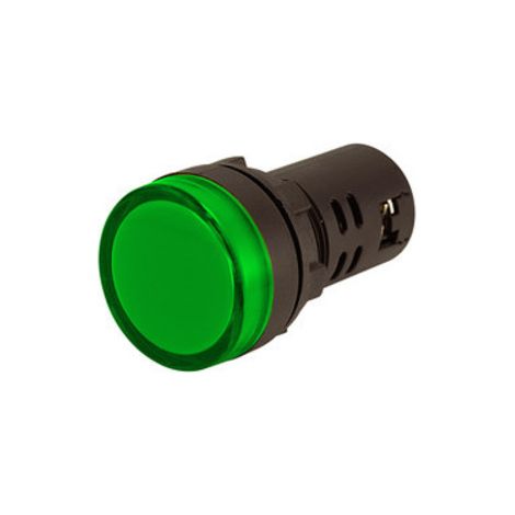 Pilota LED 230vac ad alta luminosità luce verde 12.760/230/v