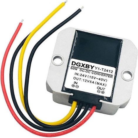 24V pour 12V 5A 8A 10A DC puissance Convertisseur DC Step-Down puissance Alimentation Step module Automotive Use CE Certification 5A (1/5)