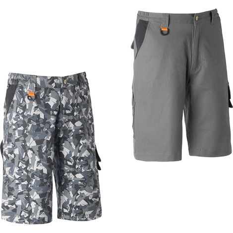 Pantalones cortos de trabajo Kapriol Tenerè Pro - XXL - Grigio/mimetico