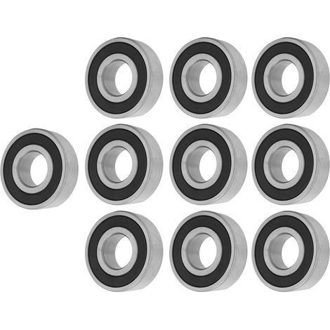 10 Roulements 6203RS en acier, butée à billes rainure profonde 17mm, lot de 10 pièces (1/5)