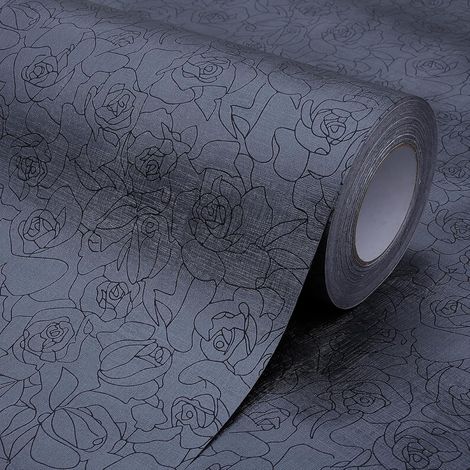 Folia per Finestre Autoadesiva Rosa Nera 45x400 cm (1/5)