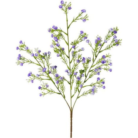 Fleurs Artificielles - Ulisem - 4 Tiges - Gypsophile Fourchue - Violet - Décoration Durable (1/5)