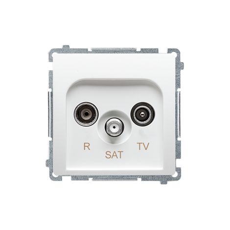 Prise Antenne Rtv-sat - Blanc - Montage Mural - Signal Stable - Installation (1/4)