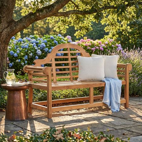 FRANCES - panca da giardino in legno (1/4)
