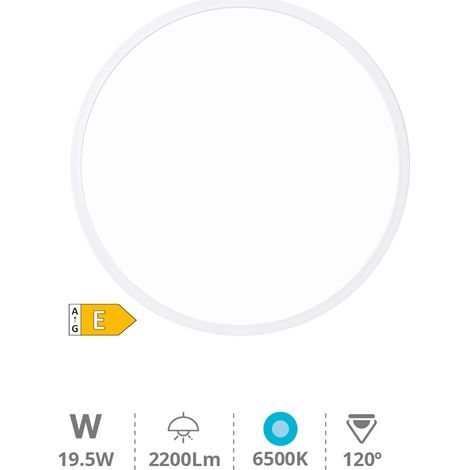 Plafón techo LED Melun 19,5W 6500K (1/5)