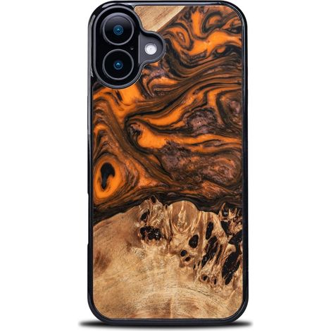 Custodia Bewood Unique per iPhone 16 Plus - Arancione (1/5)