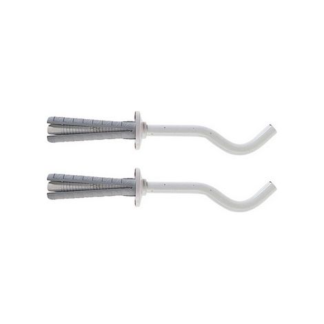 2 PZ MENSOLE PER RADIATORI IN GHISA TF 7  FISCHER- 75 Bianca- FISCH- pezzi 1