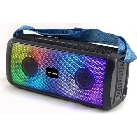 Altoparlante Bluetooth luminoso Inovalley HP345-B 10W RGB TWS Bluetooth 5.3 USB 2.0 microSD AUX-In 3,5 mm (1/5)