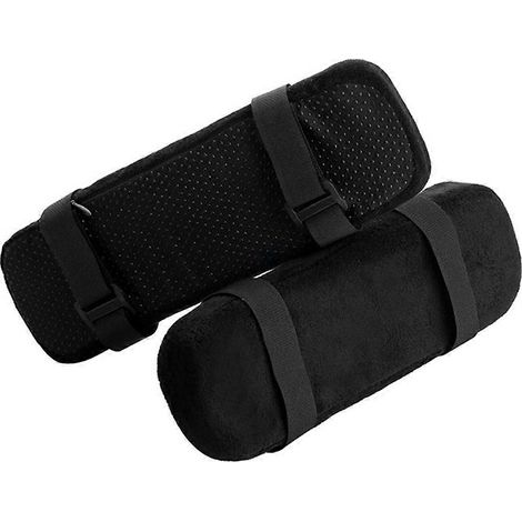 Pièces pour chaise de bureau : Coussin d'accoudoir en mousse à mémoire de forme pour chaise de bureau à domicile, confortable et élégant. (1/4)
