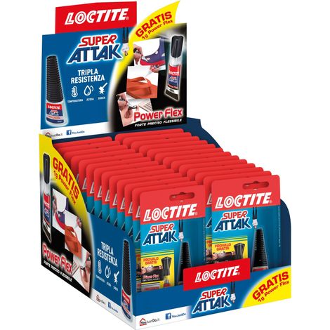 Loctite Super Attak Professional, 5,5 g - Display 24 pz