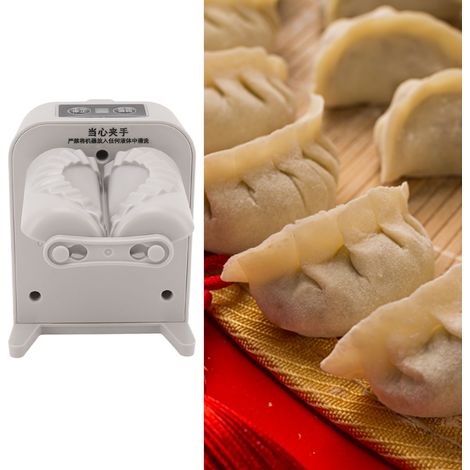 Machine électrique à fabriquer des raviolis pour les restaurants de raviolis et les boutiques de brioches vapeur machine automatique à enrober les raviolis qui imite la fabrication artisanale.