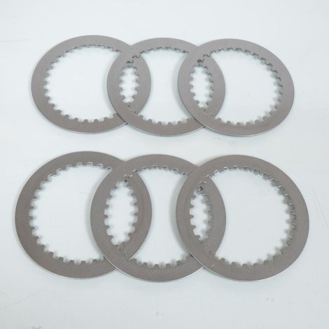 kit 6 glattscheibe kupplung tecnium für motorrad yamaha 125 yz