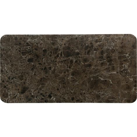 Habillage d'étagère marbre marron pour buffet haut 4 portes KASO (4 plaques) (1/3)
