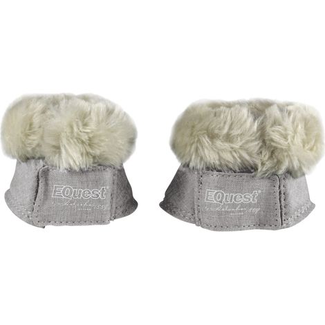 EQuest Hufglocke Melange speziell für Mini-Shettys, 2er Set - Grau (1/3)