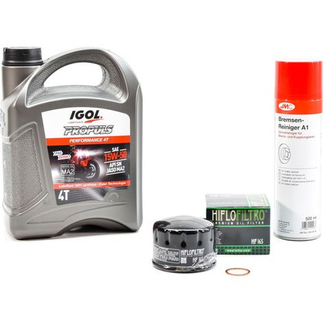 Kit Entretien Vidange pour BMW F 800 ST de 2006 à 2012 - IGOL PROPULS PERFORMANCE 15W50 4L