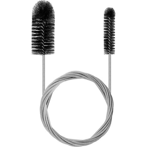 Brosse de Nettoyage 200 cm Petit Goupillon Long Ecouvillon Evier Goupillon Nettoyage Canalisation Flexible Bicéphale Brosse Fine Nettoyage écouvillon ong Et Fin pour Trbou de Vidange (1/5)