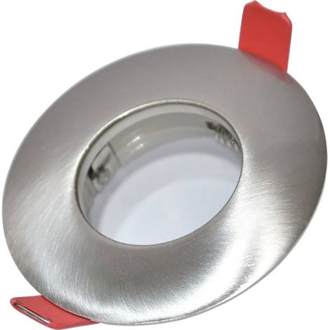 Aro Downlight Empotrable Fijo Estanco IP54 Ø83MM Níquel Para