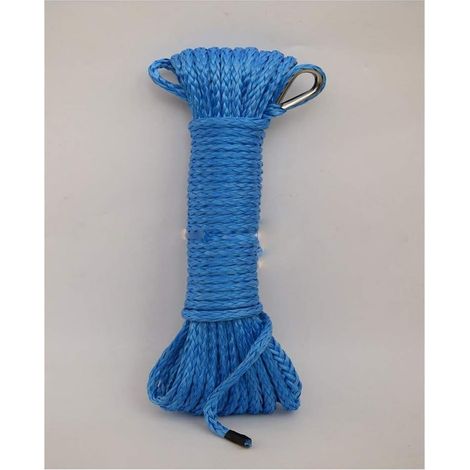 Corde de remorquage Bleu 4 mm 15m synthétique Corde, Corde Hors Route, Treuil, VTT treuil Ligne