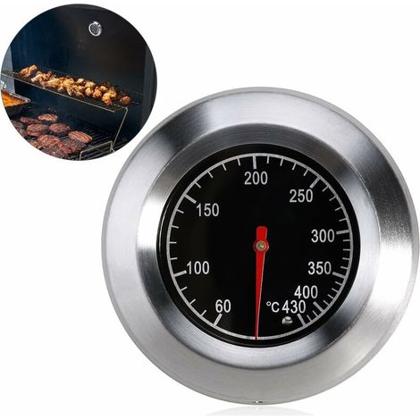 BBQ Thermometer for All Barbecues, Smoker, Smoker and Barbecue Trolley, Analogue, Accessories (1/5)