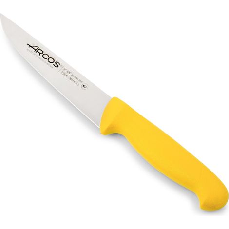 Küchenmesser Arcos Farbe - Prof  290500 Edelstahl Nitrum und mango ergonomische gelbe Polypropylenklinge und 13 cm Klinge, Vitrine (1/5)