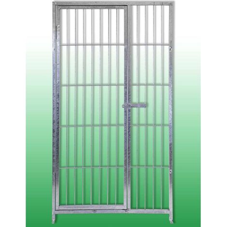Pannello di recinzione con porta zincatura elettrolitica da 1xh1,80 metri (1/5)