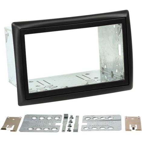Kit Support Autoradio compatible avec Renault Megane 2 - Noir