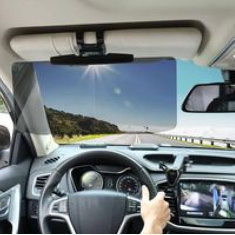 JSSEVN - Foldable car sunshade extension for front seat, driver or passenger (1/5)