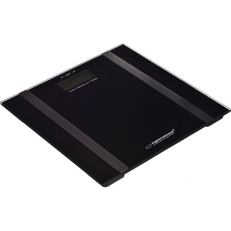 Esperanza EBS018K pèse-personne Pèse-personne électronique Rectangle Noir (1/3)