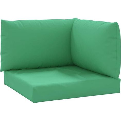 Coussins de plateau, ensemble de 3 pièces, tissu Oxford vert. (1/5)
