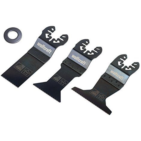 wolfcraft Set lame multifunzione per cartongesso "Standard", 3 pz, attacco universale, 8490000 (1/3)