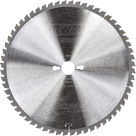 DeWalt DT4260-QZ 305mm x 30mm x 60T Extreme Mitre Saw Blade