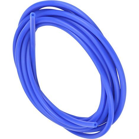 Tuyau en silicone universel pour automobile – 4 mm × 5 m, bleu, résistant au vide et aux hautes températures (1/5)