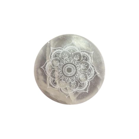 Petite plaque de chargement 8 cm - Mandala Design- Vendu par 1 (1/2)