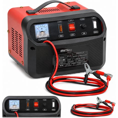 Autobatterieladegerät 40A 12/24V Kraft&Dele