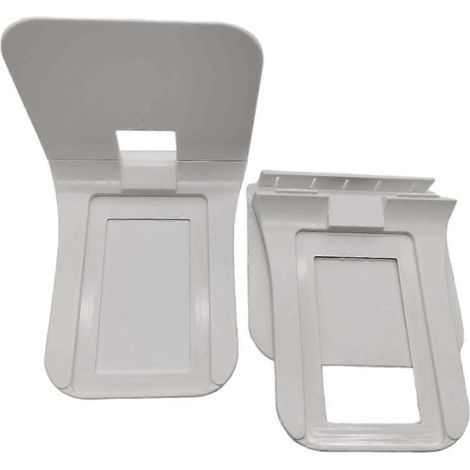 Étagère murale en plastique pour prise électrique, support de rangement pratique pour recharger son téléphone (1/5)