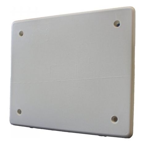 Coperchio per cassette di derivazione da incasso, 118x96 mm, ideale per protezione e copertura di impianti elettrici, PT02