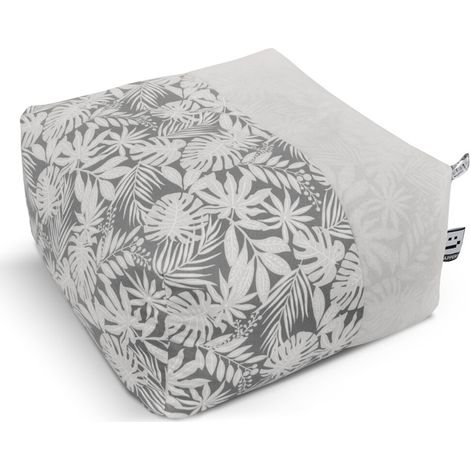 Puff Cuadrado XL Print Gris XL Gris (1/4)